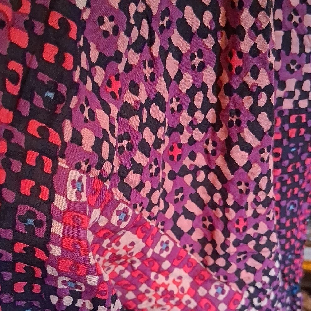 Loft Outlet Multicolor Patchwork Long Kimono M/L - image 3